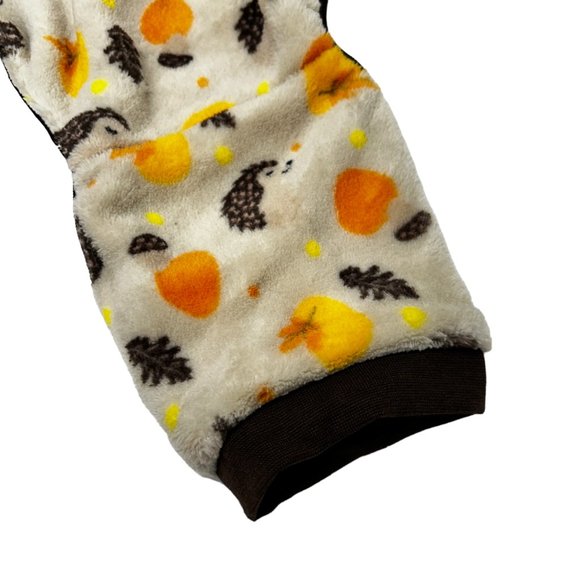 Frisco Scandinavian Woodland Hedgehog Dog Cat Cozy Plush Fleece PJ's - Picture 2 of 4